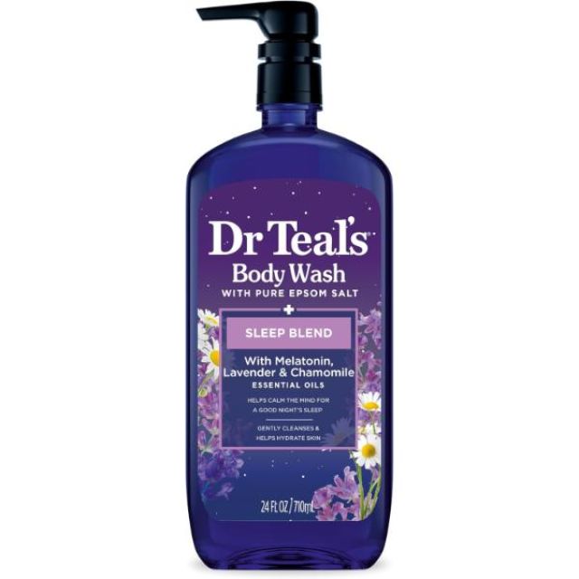 Dr Teal's Body Wash with Epsom Salt Sleep Blend with Melatonin 710Ml